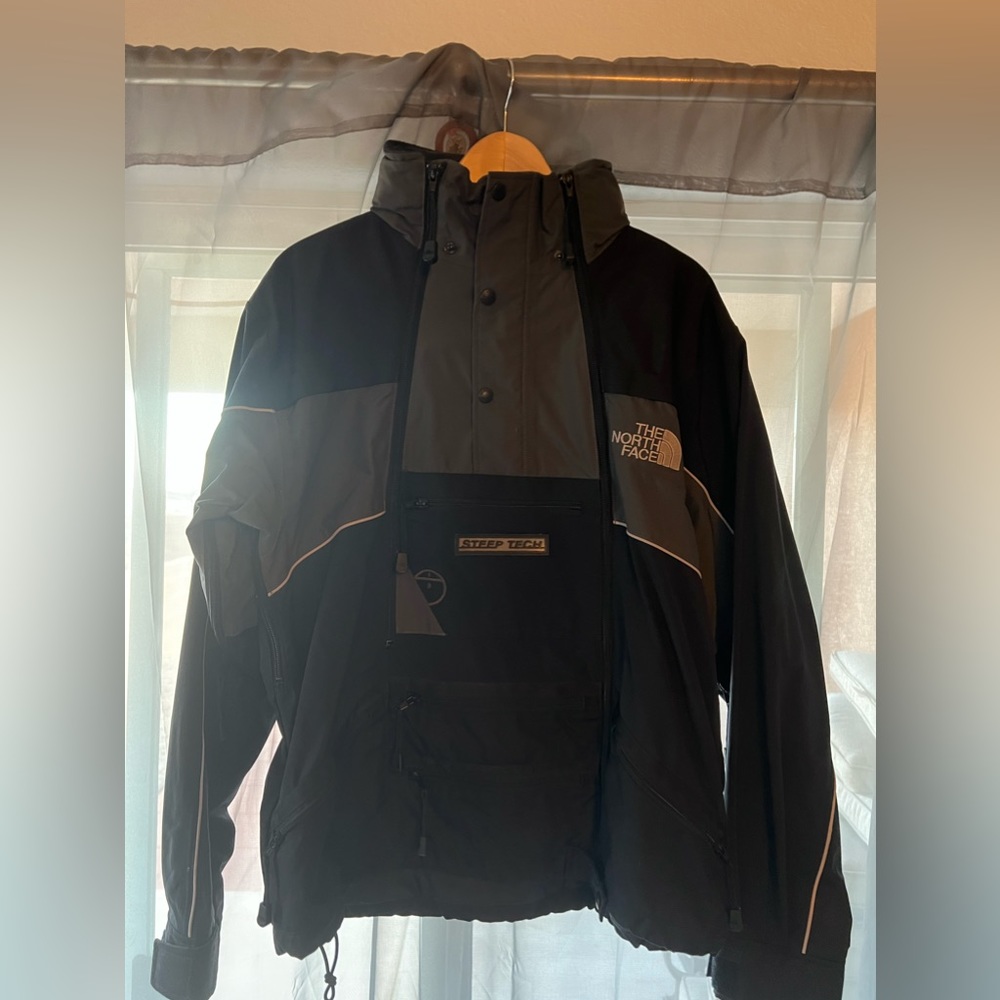 The North Face Steep Tech Jacket Scot Schmidt Black Size L Ski Waterproof
